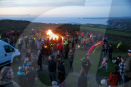 Bolster the Cornish giant stars in clifftop pageant - in pictures