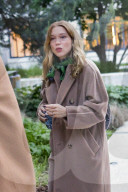 *EXCLUSIVE* Léa Seydoux makes an appearance on the Càvous TV show in Paris