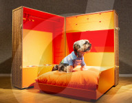 Bonhams' Goodwoof's Barkitecture kennel design competition 2024 preview at Bonhams New Bond Street, London, UK.