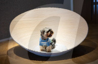 Bonhams' Goodwoof's Barkitecture kennel design competition 2024 preview at Bonhams New Bond Street, London, UK.