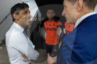 The Prime Minister Rishi Sunak visits Crystal Palace FC Academy
