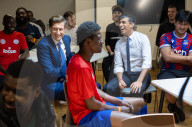 The Prime Minister Rishi Sunak visits Crystal Palace FC Academy