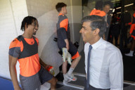 The Prime Minister Rishi Sunak visits Crystal Palace FC Academy