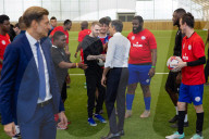 The Prime Minister Rishi Sunak visits Crystal Palace FC Academy