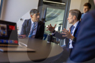 The Prime Minister Rishi Sunak visits Crystal Palace FC Academy