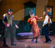 The Government Inspector by Nikolai Gogol at the Marylebone Theatre, London, UK. 