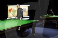 World Snooker Championship Final 2024 between Jak Jones and Kyren Wilson at the Crucible Theatre in Sheffield, UK.
