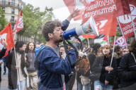 Fuer Palaestina: Kundgebung in Solidaritaet mit festgenommenen pro-Palaestina Aktivist*innen