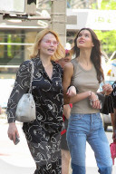 *EXCLUSIVE* Models Elena Matei and Irene Lorenzon were spotted on casual stroll in NYC