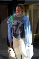 EXCLUSIVE: Stefon Diggs Spotted Exiting Carlyle Hotel In New York - 7 May 2024