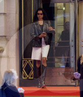 EXCLUSIVE: Bridgerton Star Simone Ashley Steps Out In A Pair Of Cowboy Boots And Biker Jacket In New York - 8 May 2024