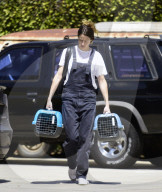 EXCLUSIVE: Shailene Woodley Heads To The Veterinary With Both Her Cats In Cages - 08 May 2024
