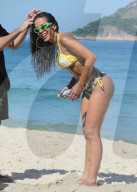 *EXCLUSIVE* Anitta Dazzles in Bikini Shoot at Grumari Beach, Rio