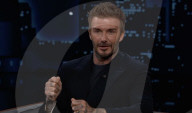 David Beckham is a talk show honey