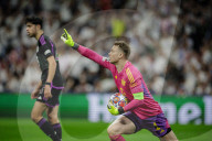 FUSSBALL - Manuel Neuer beim  Real Madrid gegen Bayern München, UEFA Champions League, Halbfinale, 