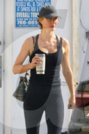 *EXCLUSIVE* Gisele Bundchen shows off her muscles while leaving the gym