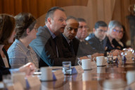 The Prime Minister Rishi Sunak chairs an Anti-Semitism Roundtable
