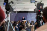 Foreign Secretary David Cameron delivers his foreign policy speech