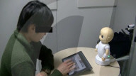Robot language tutor outdoes human led class