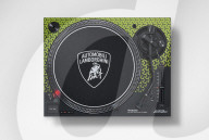 Lamborghini record deckhas LP of car engine sounds