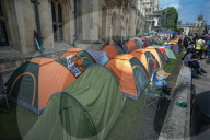 Pro Palestine Camp at Kings College Cambridge England 10 May 2024