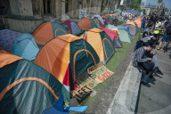 Pro Palestine Camp at Kings College Cambridge England 10 May 2024