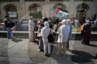 Pro Palestine Camp at Kings College Cambridge England 10 May 2024