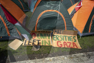 Pro Palestine Camp at Kings College Cambridge England 10 May 2024