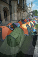 Pro Palestine Camp at Kings College Cambridge England 10 May 2024