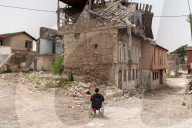 Onur Kaba's daily life after the earthquake in Hatay, Turkey - 11 May 2024