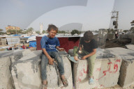 Exodus from Rafah to shelter camp