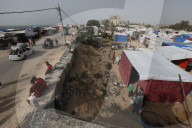 Exodus from Rafah to shelter camp