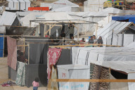 Exodus from Rafah to shelter camp