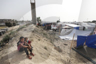 Exodus from Rafah to shelter camp