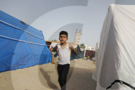 Exodus from Rafah to shelter camp