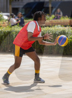 The Prime Minister's wife Akshata Murty hosts a basketball Lessons at 10