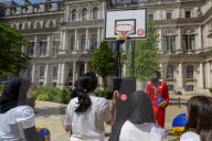 The Prime Minister's wife Akshata Murty hosts a basketball Lessons at 10