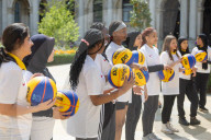 The Prime Minister's wife Akshata Murty hosts a basketball Lessons at 10
