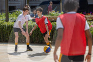 The Prime Minister's wife Akshata Murty hosts a basketball Lessons at 10