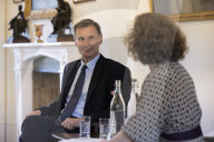 Jeremy Hunt UK Chancellor of the Exchequer visits Oxford University