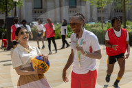 The Prime Minister's wife Akshata Murty hosts a basketball Lessons at 10