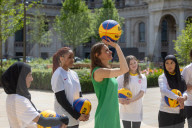 The Prime Minister's wife Akshata Murty hosts a basketball Lessons at 10
