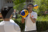 The Prime Minister's wife Akshata Murty hosts a basketball Lessons at 10