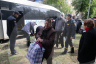Kharkiv evacuation centre