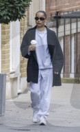 Excl - Zoe Kravitz is seen filming scenes for her latest film, ‘Self-Portrait’