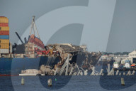 Nach Schiffsunglück: Teil von eingestürzter Brücke in Baltimore gesprengt 