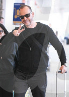 *EXCLUSIVE* Donnie Wahlberg brings peace to JFK airport in NYC!