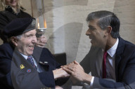 Prime Minister Rishi Sunak D-Day Torch of Liberation Ceremony