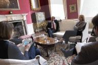 Jeremy Hunt UK Chancellor of the Exchequer holds a meeting with Alphabet 