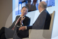 Jeremy Hunt UK Chancellor of the Exchequer speaks at the J.P. Morgan CEO Forum